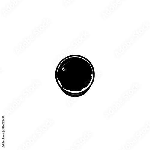 The icon depicts a dishwasher filled with dishes in a linear style, featuring an editable stroke