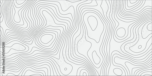Generate a stylized cartoon illustration of the topographic map shown, using vibrant, contrasting colors for the contour lines and a light, pastel background. Maintain the overall flow and shape.
