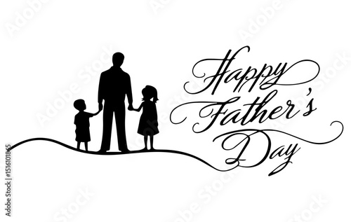 happy fathers day vector