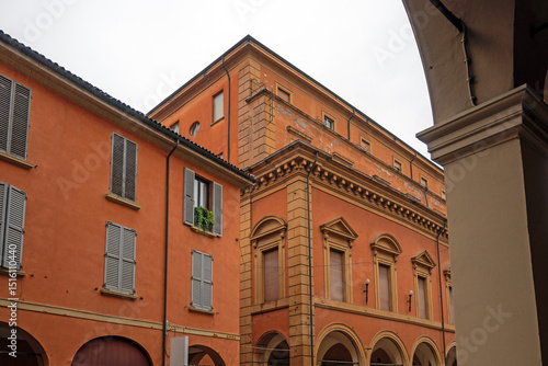 The old town of Bologna, Italy