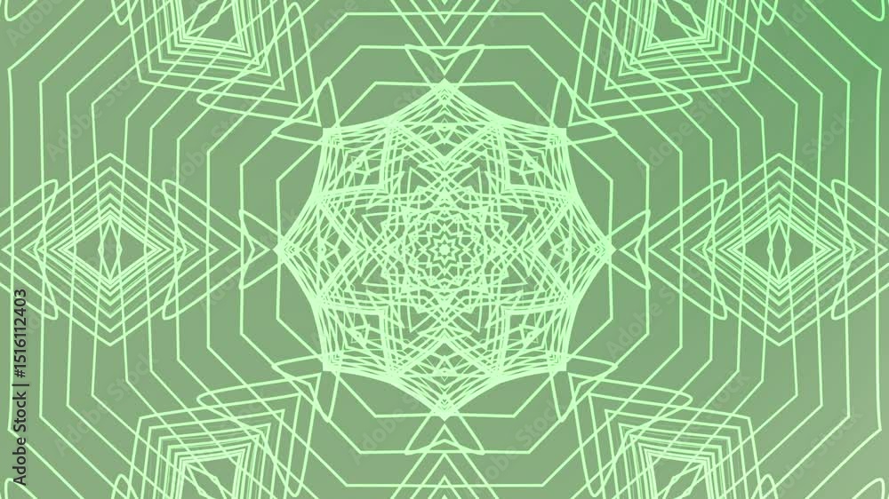 Motif géométrique abstrait vert pâle