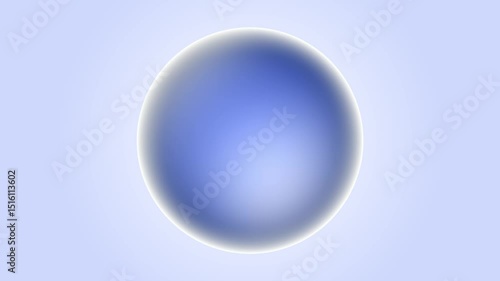 light blue smooth gradient circle background animation with flowing color transitions. Perfect for motion graphics, presentations, and modern visual projects.