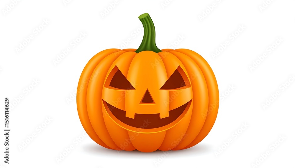 Fototapeta premium Carved Halloween Pumpkin.