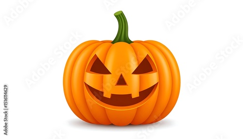 Carved Halloween Pumpkin.