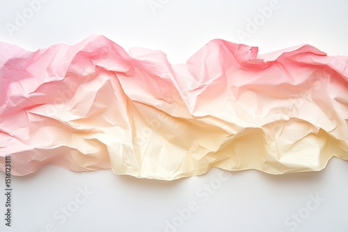 Crinkled ombre paper