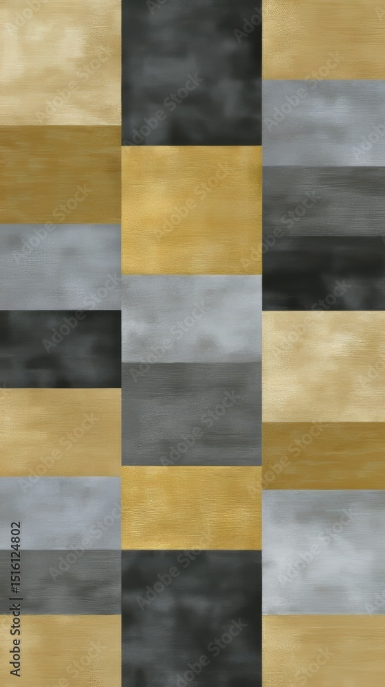 Fototapeta premium 27051145 70 Modern abstract art with layered semi-transparent planes in muted golds and grays - offers a sophisticated consulting theme with readable zones 