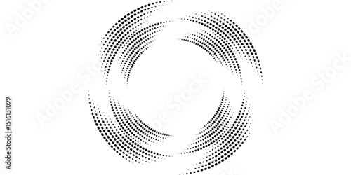 Concentric circles geometric element eps 10
