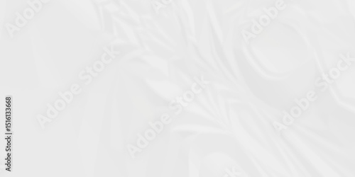 White fabric background. white crumpled paper background texture pattern overlay. wrinkled high resolution arts craft and Seamless white crumpled paper.	
