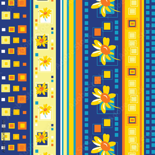 seamless pattern with flowers