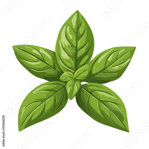 My Simple flat 2D icon, pesto basil isolated on a transparent background, vector, flat design, animation design, simple flat 2D icon, minimalist design, clipart. eps