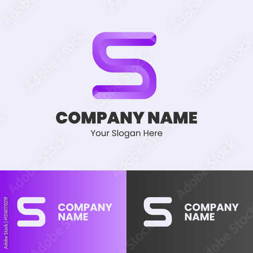 Futuristic S Letter Logo Design for Innovative Tech Companies.