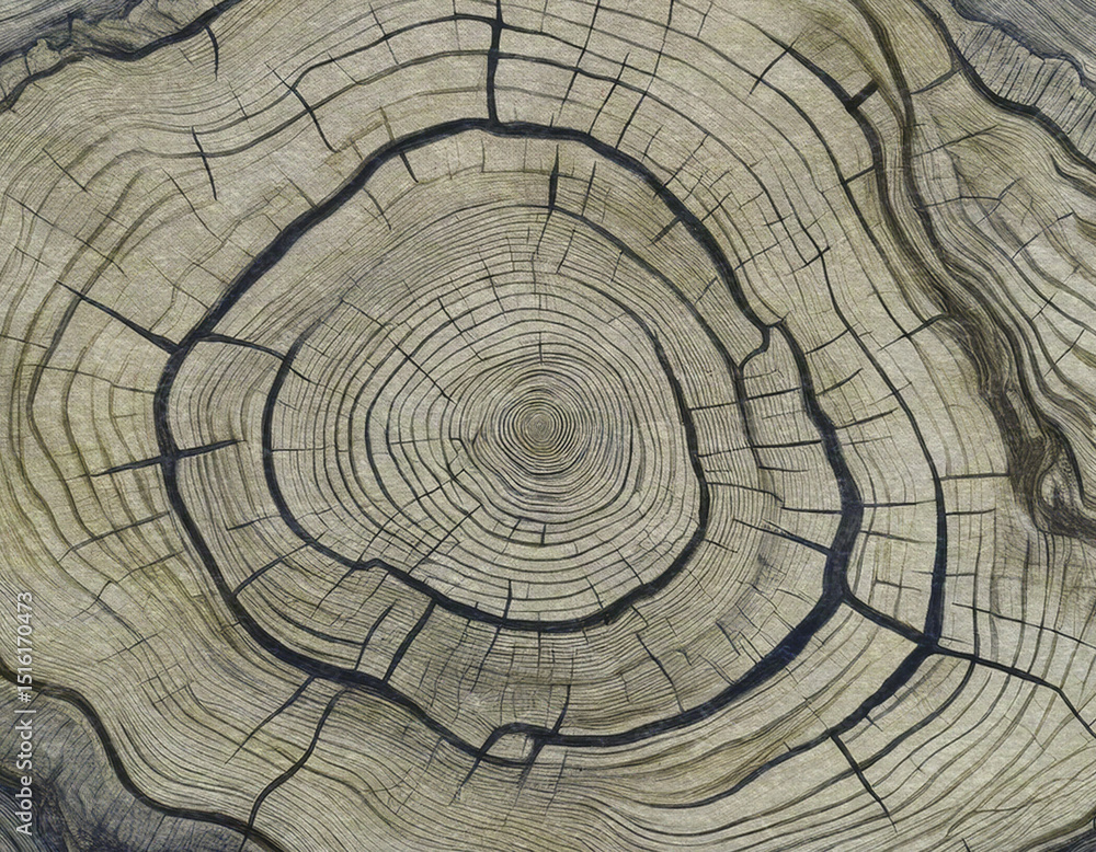 Fototapeta premium 年輪の模様テクスチャ