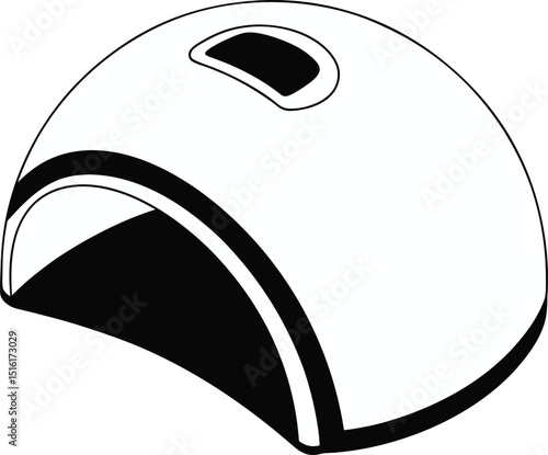 Nail dryer lamp icon editable stroke