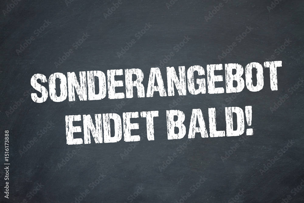 Fototapeta premium Sonderangebot endet bald!