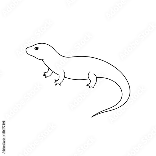 Unique Gila Monster Venomous Lizard Reptile Wildlife Desert White Background