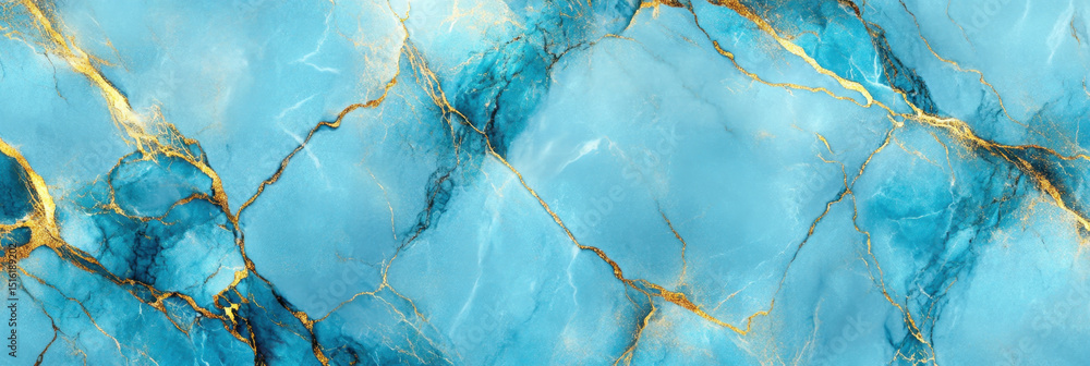 Stunning Blue and Gold Marble Design Stunning Blue and Gold Marble Design