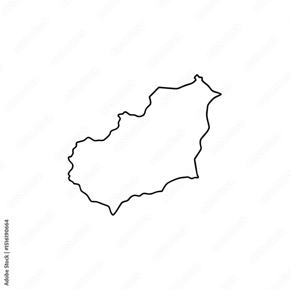 A Simple Folded Map A Tool For Navigation And Travel On A White Background A Simple Folded Map A Tool For Navigation And Travel On A White Background