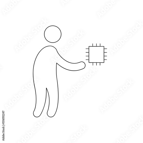 A MEMS Accelerometer And Gyroscope Combo Chip For An Engineer On White