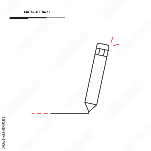Pencil Icon Vector Design.
