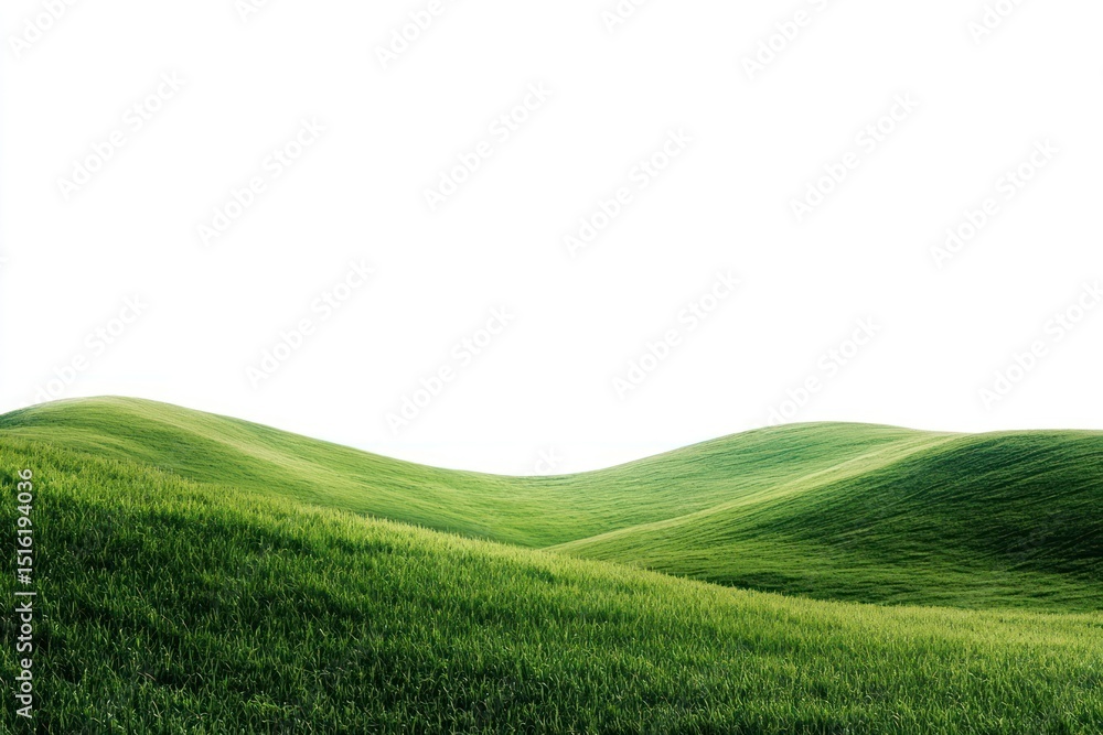 Rolling Green Hills green landscape scenery. Rolling Green Hills green landscape scenery.