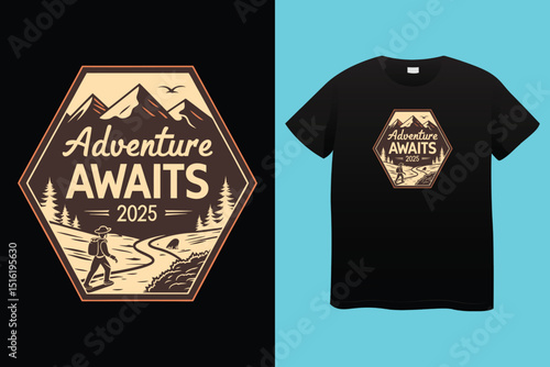 Camping T-Shirt Design – Outdoor Adventure, Nature Exploration, and Wilderness Graphic Tee,