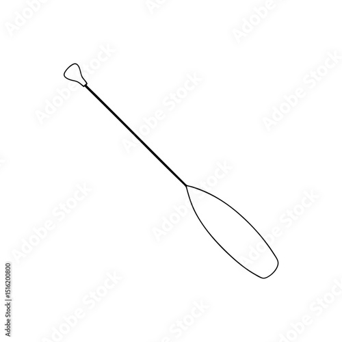 A Stand Up Paddleboard Or SUP For A Water Sport On A White Background
