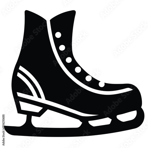 ice skates isolated on white