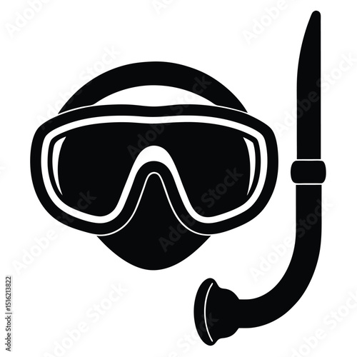 scuba diving mask and snorkel