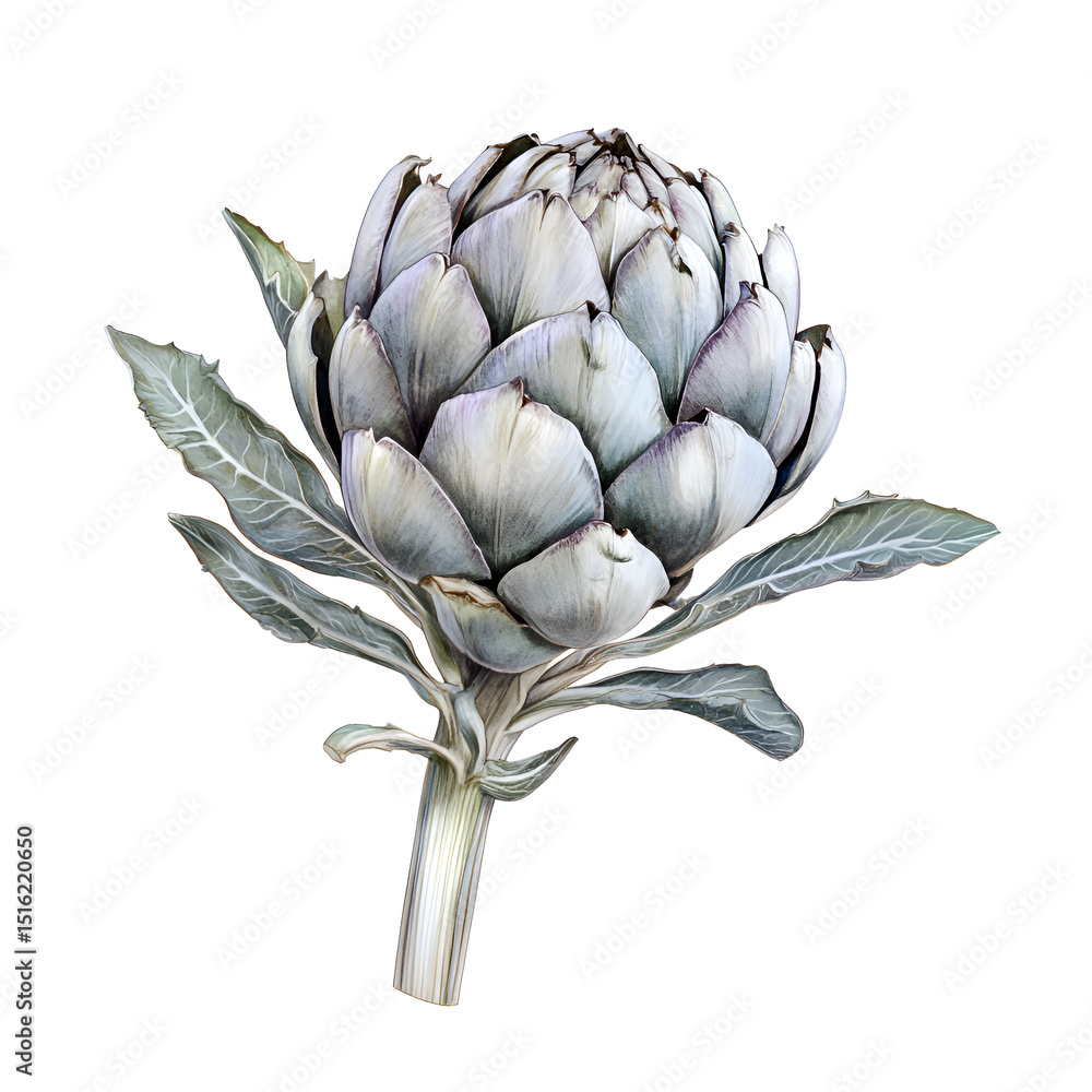 Fototapeta premium artichoke isolated on white background