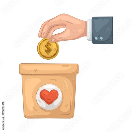 Illustration of donation 