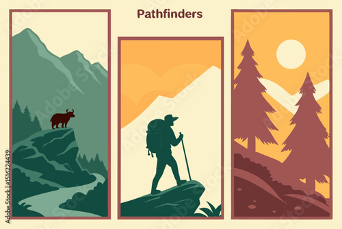 Pathfinders: Wildlife & Mountain Adventure Label Pack