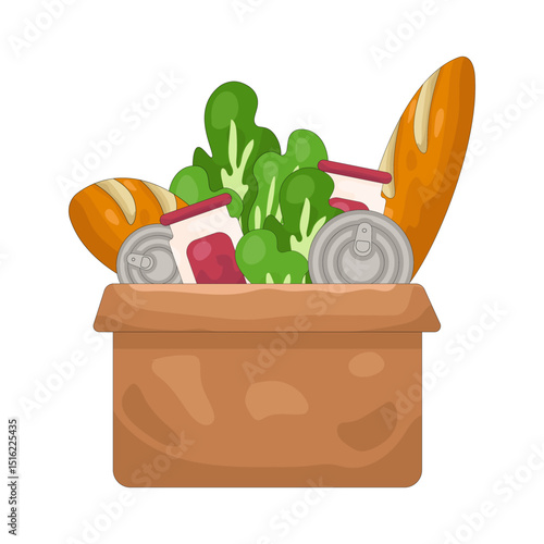 Illustration of Food donations