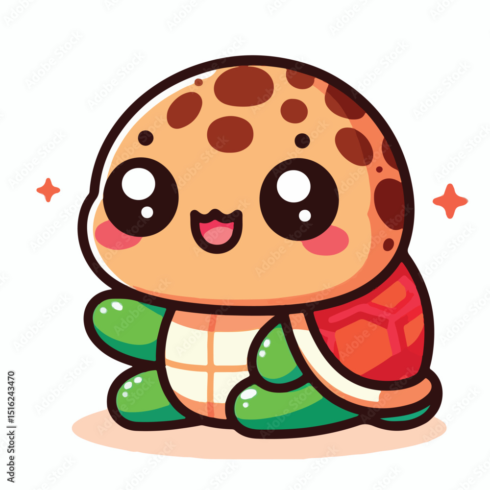 Fototapeta premium cute turtle image vector