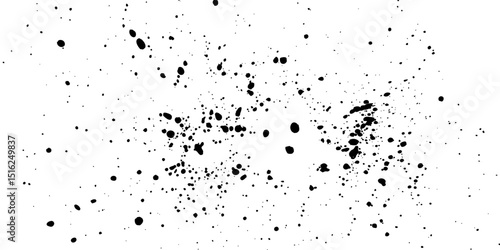 Abstract artistic paint splashes and blots in black and white. Ink splashes background. Black and white texture,eps10