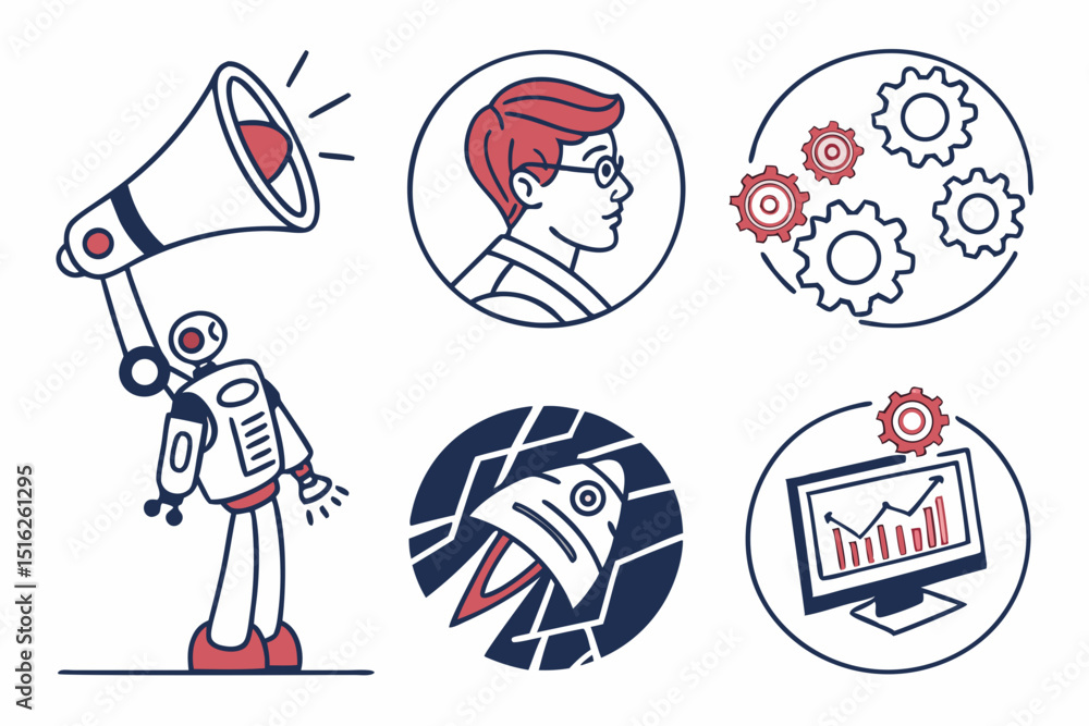 Naklejka premium vector illustration of american soldier