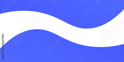 Separator, header, modern wave divider shape vector illustration