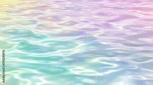 Wallpaper Mural Soft pastel rainbow gradient blending seamlessly in horizontal waves, creating a dreamy colorful backdrop Torontodigital.ca