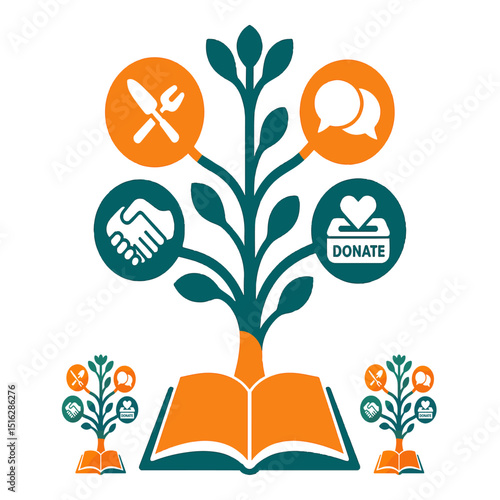 Community Connection – Symbolic Volunteering Tree