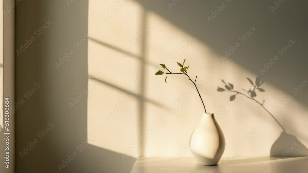 A vase with a plant in it sits on a table, great for home decor or office setting A vase with a plant in it sits on a table, great for home decor or office setting