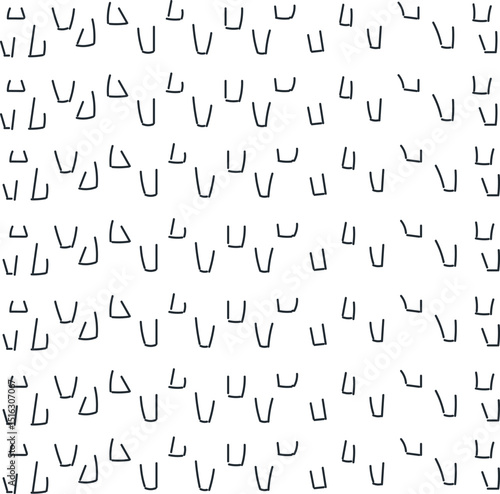 Texture in the form of a cluster of wires bent into horns