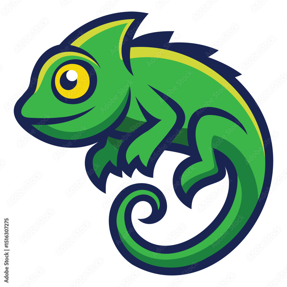 Obraz premium Vibrant Chameleon Creations