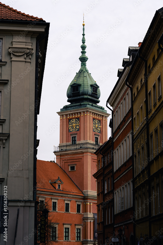 Naklejka premium Royal Castle in Warsaw