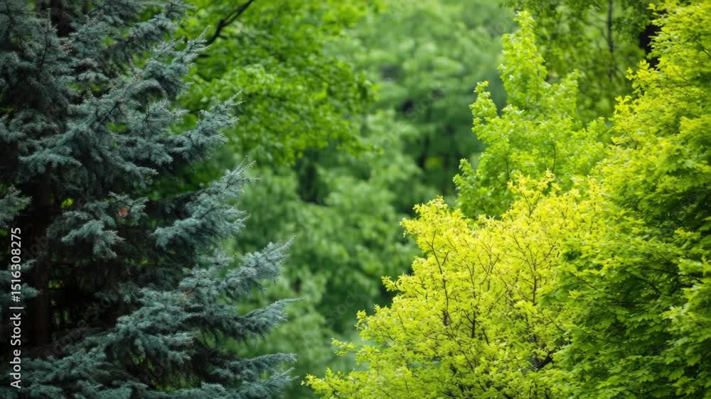 Two trees standing close together, likely in a park or garden Two trees standing close together, likely in a park or garden