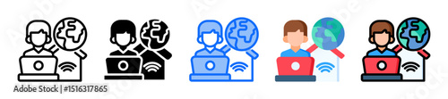 Remote Work Icon
