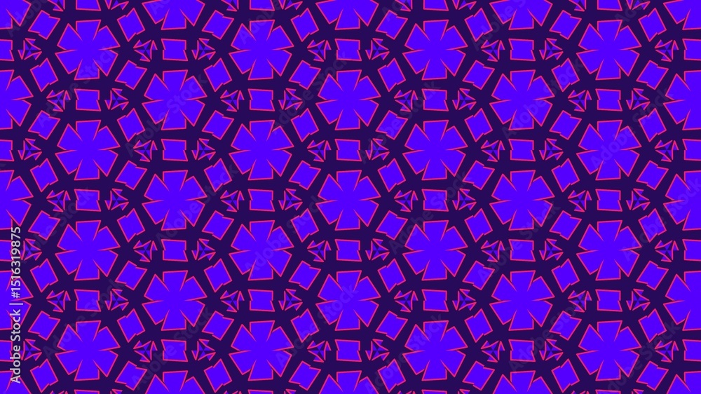 Fototapeta premium Abstract Harmony in Purple Seamless Pattern