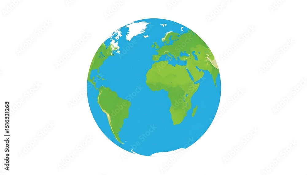 Earth globe illustration. Earth globe illustration.
