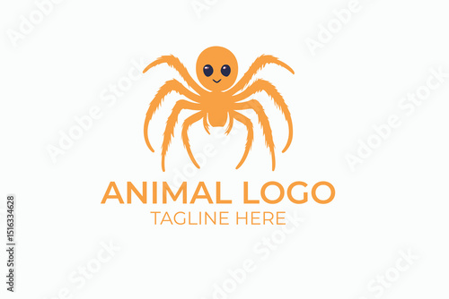 vector illustration of a crab on white