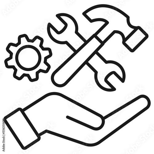 Support Outline Icon