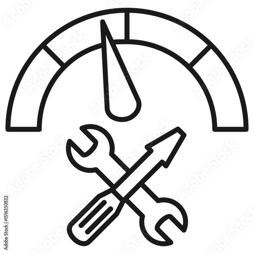 Performance Outline Icon