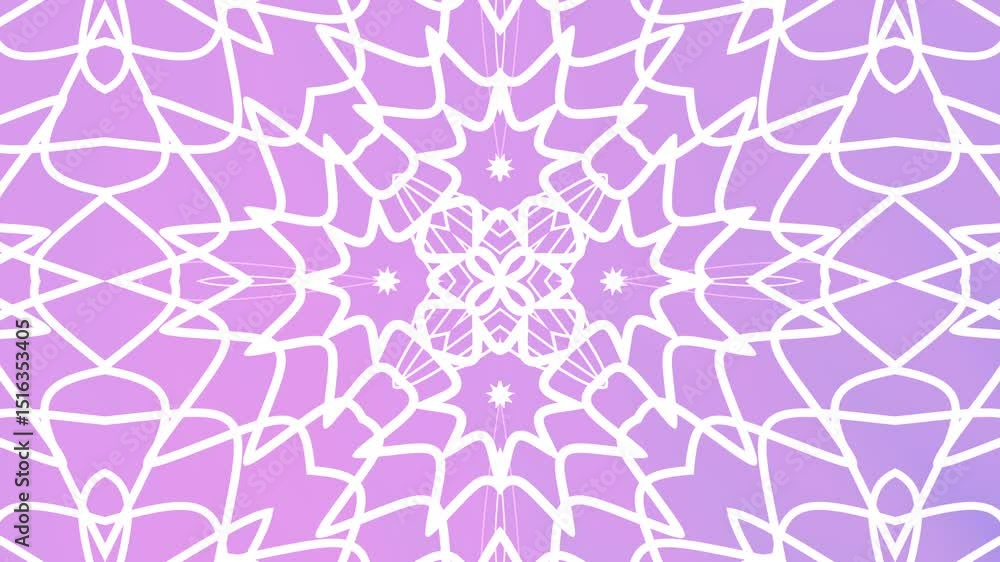 Motif géométrique abstrait lilas et blanc